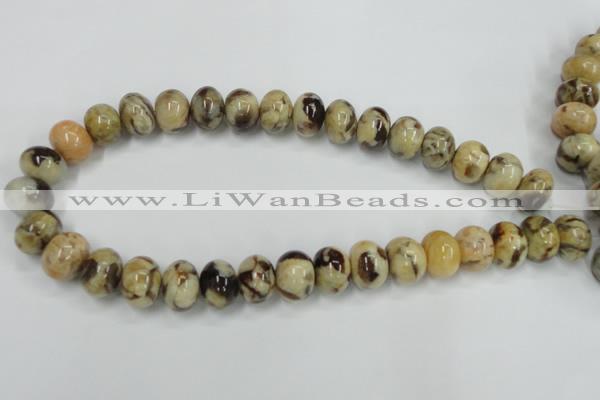 CFS209 15.5 inches 12*16mm rondelle natural feldspar gemstone beads