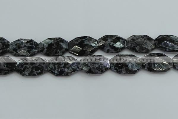 CFS331 15.5 inches 25*35mm faceted freeform feldspar gemstone beads