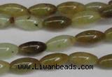 CFW115 15.5 inches 6*13mm rice flower jade gemstone beads