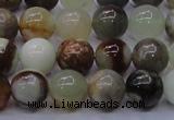 CFW12 15.5 inches 8mm round flower jade beads wholesale