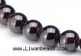 CGA02 10mm round natural garnet gemstone beads Wholesale