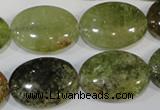 CGA225 15.5 inches 18*25mm oval natural green garnet beads