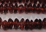 CGA380 15 inches 2*4mm rondelle natural red garnet beads wholesale