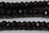 CGA458 15.5 inches 4*6mm faceted rondelle natural red garnet beads