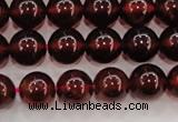 CGA605 15.5 inches 8mm A+ grade round natural orange garnet beads