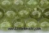 CGA851 15 inches 8mm round green garnet beads