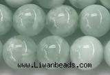 CGA902 15.5 inches 8mm round green angel skin gemstone beads