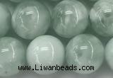 CGA903 15.5 inches 10mm round green angel skin gemstone beads