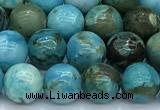 CGA927 15 inches 8mm round blue angel skin beads