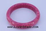 CGB201 Inner diameter 60mm fashion dyed rhodochrosite gemstone bangle