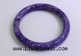 CGB2584 Inner diameter 60mm fashion charoite gemstone bracelet