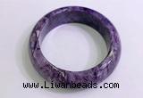 CGB2585 Inner diameter 60mm fashion charoite gemstone bracelet