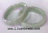 CGB2640 11*15mm faceted rectangle jade bracelets wholesale