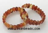 CGB3104 7.5 inches 8*15mm oval agate gemstone bracelets