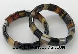 CGB3177 7.5 inches 12*15mm rectangle agate bracelets wholesale