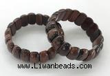 CGB3304 7.5 inches 10*20mm faceted oval red tiger eye bracelets