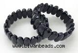 CGB3324 7.5 inches 10*20mm faceted oval blue goldstone bracelets