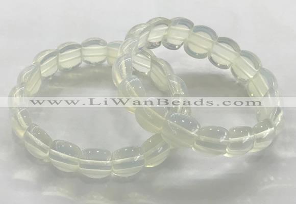 CGB3364 7.5 inches 10*15mm oval opal bracelets wholesale