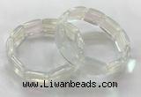 CGB3404 7.5 inches 15*21mm synthetic moonstone bracelets