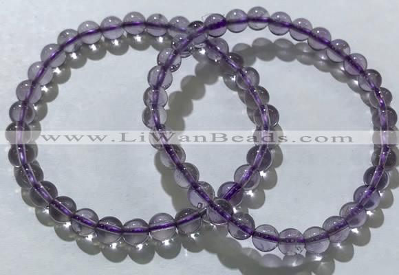 CGB4005 7.5 inches 7mm round ametrine beaded bracelets