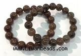 CGB4097 7.5 inches 12mm round rutilated quartz beaded bracelets