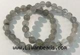 CGB4102 7.5 inches 8mm round rutilated quartz beaded bracelets