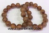 CGB4623 13mm - 14mm round golden rutilated quartz beaded bracelets