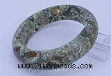 CGB476 Inner diameter 58mm fashion rhyolite gemstone bangle