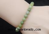 CGB5008 6mm, 8mm round China jade beads stretchy bracelets