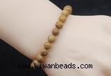 CGB5042 6mm, 8mm round wooden jasper beads stretchy bracelets