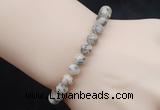 CGB5051 6mm, 8mm round feldspar beads stretchy bracelets