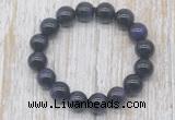 CGB5328 10mm, 12mm round purple tiger eye beads stretchy bracelets