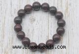 CGB5379 10mm, 12mm round brecciated jasper beads stretchy bracelets