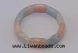 CGB668 7.5 inches 15*20mm morganite gemstone bracelet