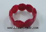 CGB700 8 inches 25*30mm agate gemstone bracelet wholesale