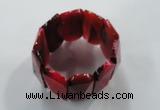 CGB708 8 inches 21*55mm agate gemstone bracelet wholesale