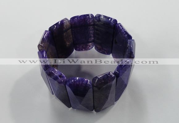 CGB710 8 inches 21*55mm agate gemstone bracelet wholesale