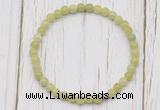 CGB7242 4mm tiny China jade beaded meditation yoga bracelets