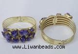 CGB823 30*68mm - 30*70mm druzy agate gemstone bangles wholeasale