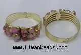 CGB824 30*68mm - 30*70mm druzy agate gemstone bangles wholeasale