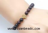 CGB8898 8mm, 10mm brecciated jasper & cross hematite power beads bracelets