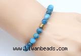 CGB9295 8mm, 10mm apatite & drum hematite power beads bracelets