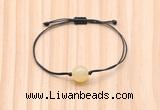 CGB9915 Fashion 12mm honey jade adjustable bracelet jewelry