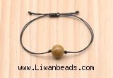 CGB9926 Fashion 12mm wooden jasper adjustable bracelet jewelry