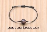 CGB9943 Fashion 12mm rhodonite gemstone adjustable bracelet jewelry