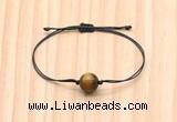 CGB9968 Fashion 12mm yellow tiger eye adjustable bracelet jewelry