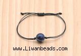 CGB9978 Fashion 12mm sodalite gemstone adjustable bracelet jewelry