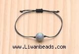 CGB9983 Fashion 12mm labradorite gemstone adjustable bracelet jewelry