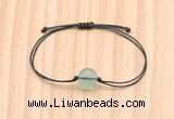 CGB9998 Fashion 12mm green fluorite adjustable bracelet jewelry