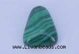 CGC40 20*25mm trapezoid natural malachite gemstone cabochons